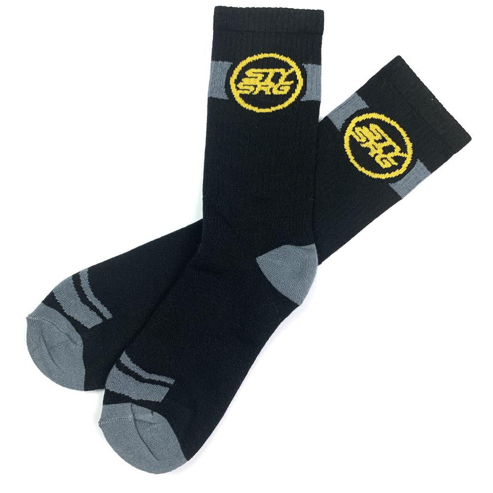  Stay Strong Icon Socks - Black、mySite、merchandisen