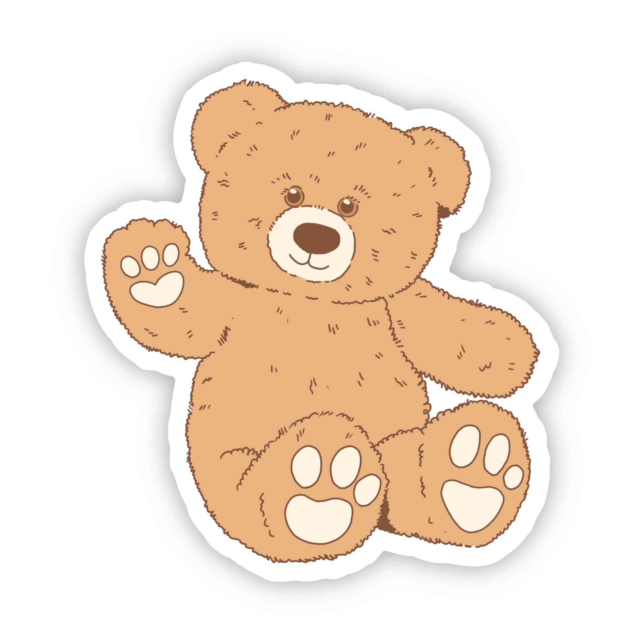  Cute Stuffed Bear Sticker、mySite、ghnorth