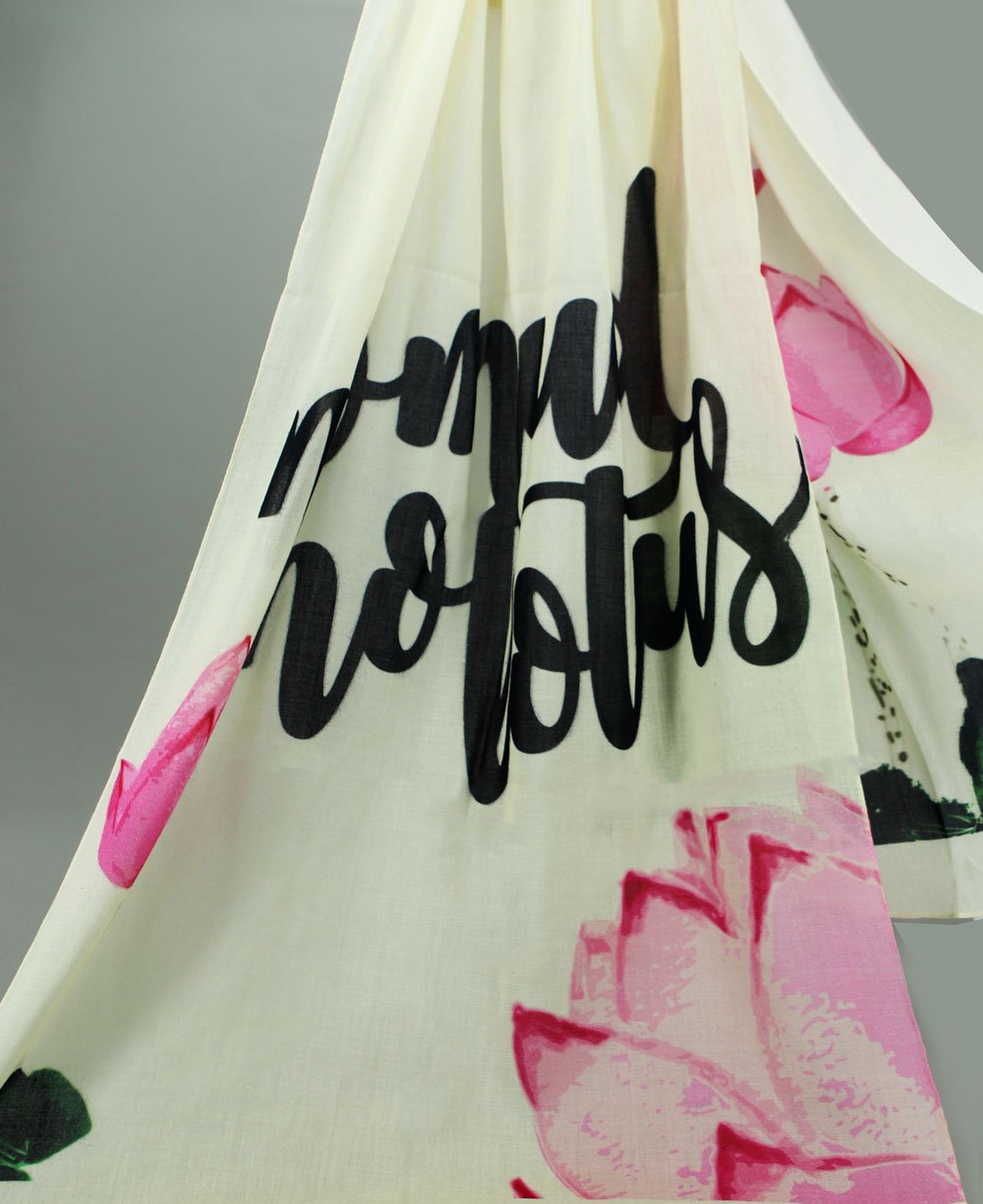 Artistic Print No Mud No Lotus Scarf、mySite、topwebapps