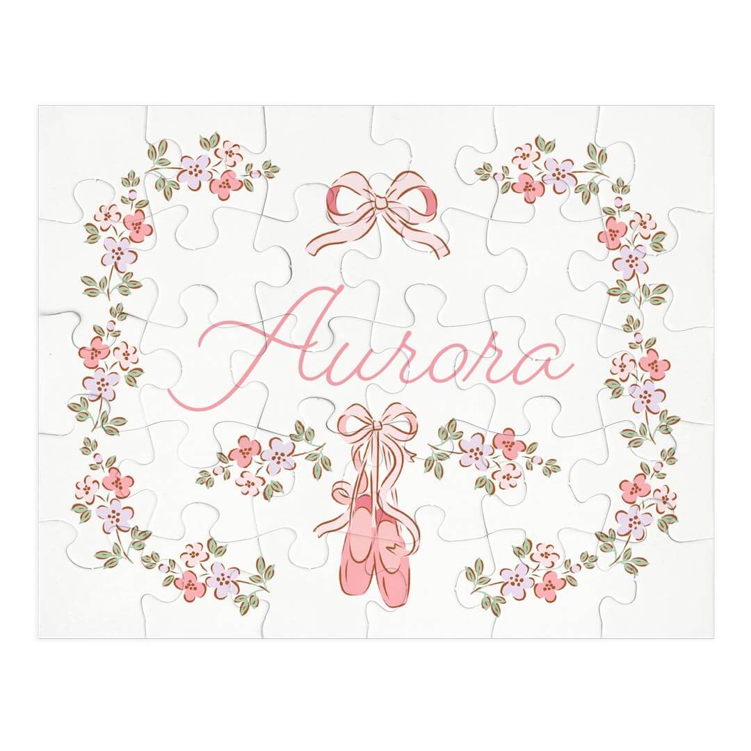  Kids Personalized 30 Piece Puzzle | Ballet Blossoms、mySite、layawaytickets