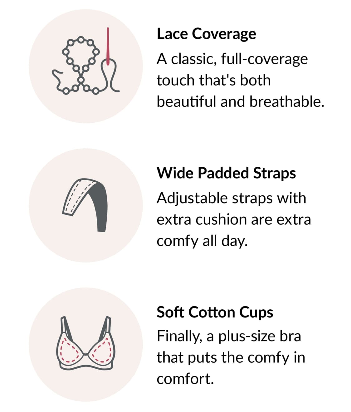 MagicLift Cotton Support Wire-Free Bra、mySite、bengalsvssteelers