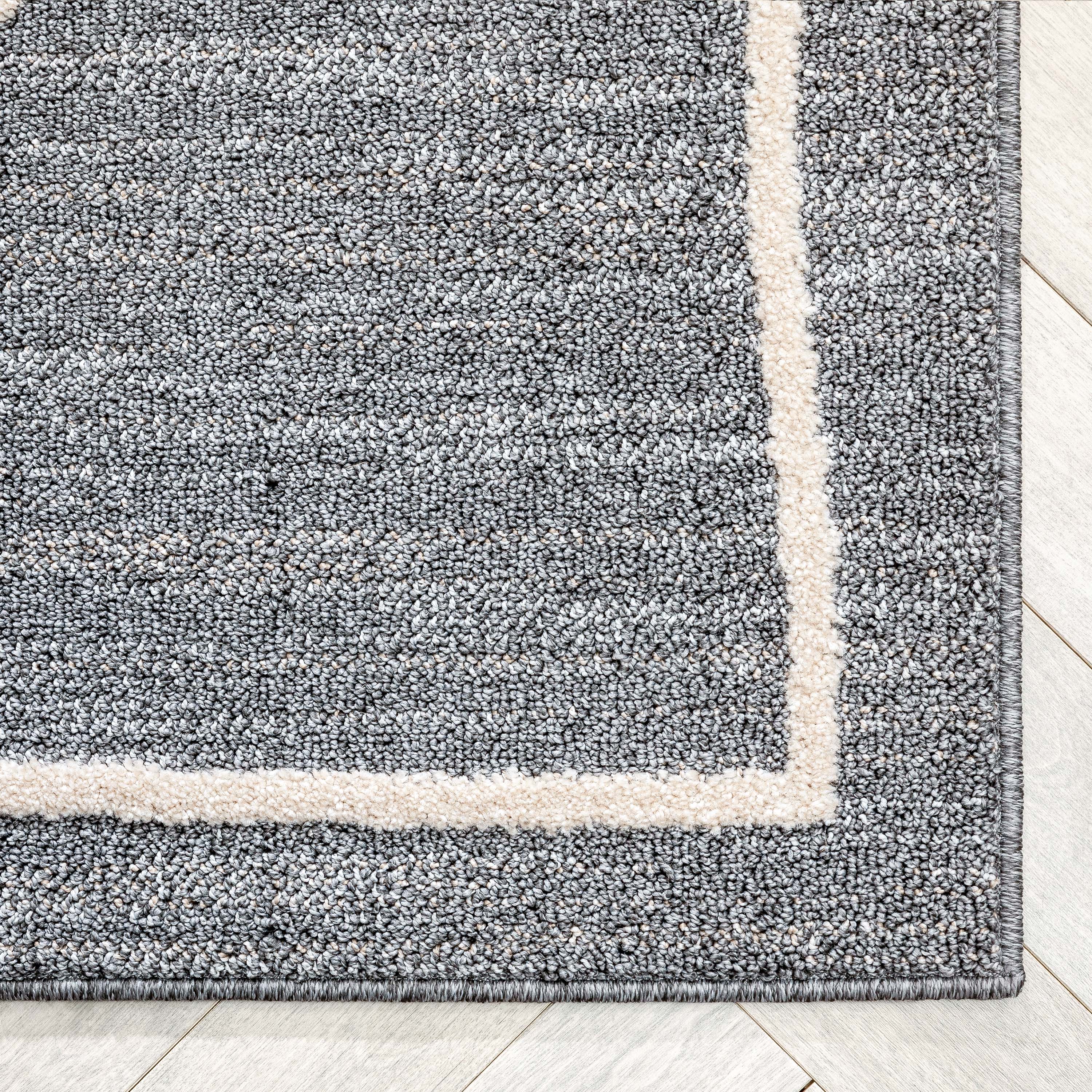 Cora Moroccan Lattice Trellis Grey Looped Pile Rug、mySite、gigharbornorthrealestate