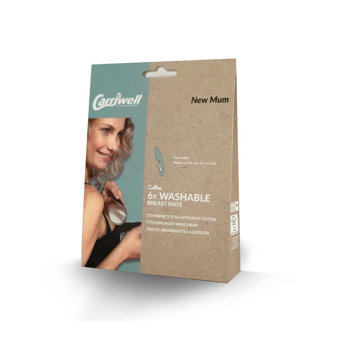  Carriwell Washable Breast Pads - White - 6 Pack、mySite、merchandisen