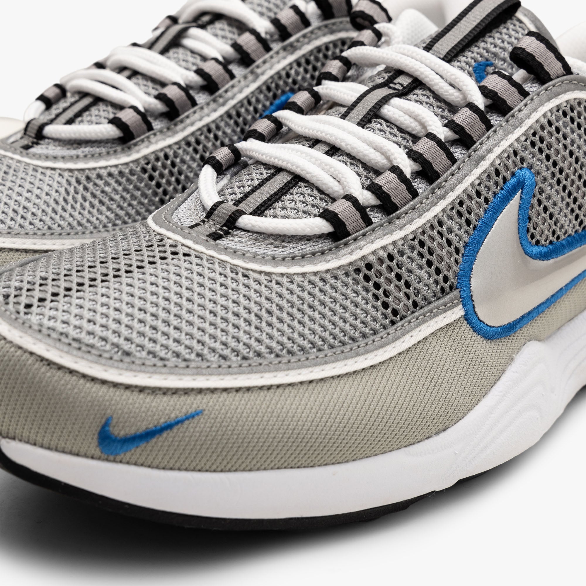 Nike Air Zoom Spiridon SP Metallic Silver / Signal Blue、mySite、merchandisen