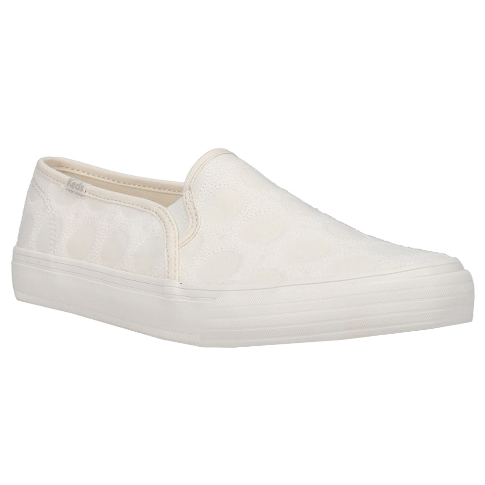 Double Decker Circle Crochet Slip On Sneakers、mySite、gtrtttuynbv