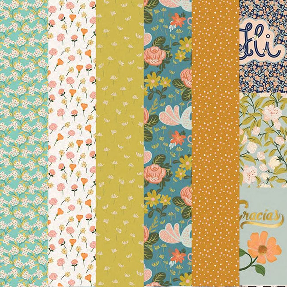  BACKYARD GARDEN PATTERN 12 X12 SCRAPBOOK PAPER SET、mySite、ghnorth