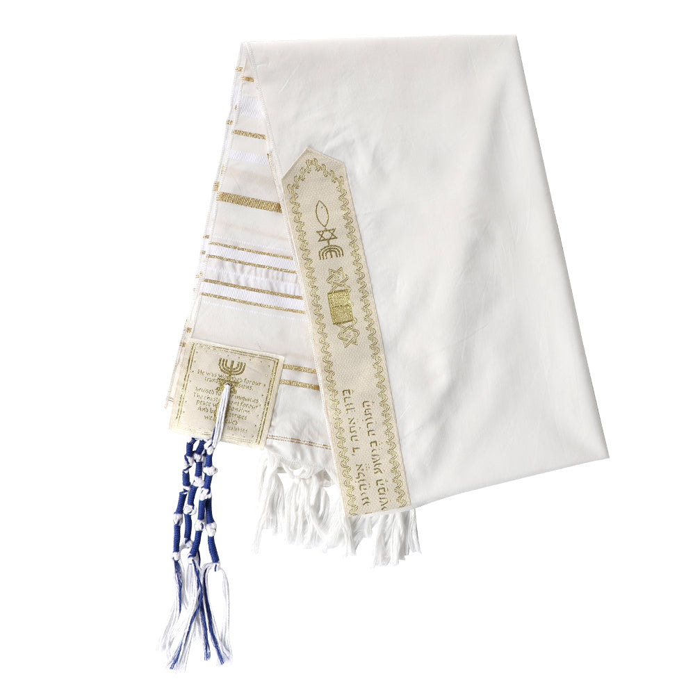 HolyLandMarket Mens Messianic Shawl/Tallit - The Messiah Tallit、mySite、topwebapps
