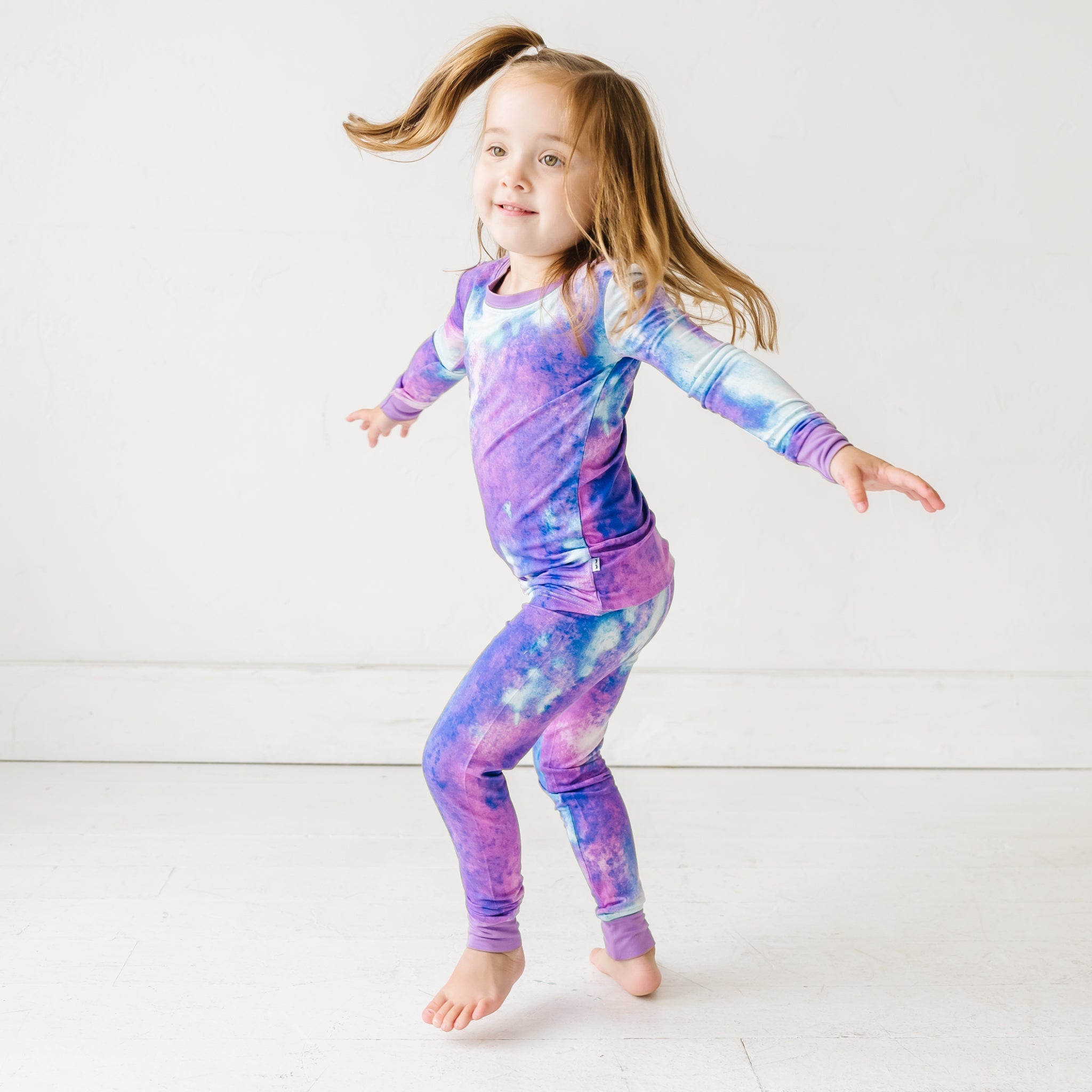  Purple Watercolor Two-Piece Pajama Set、mySite、layawaytickets