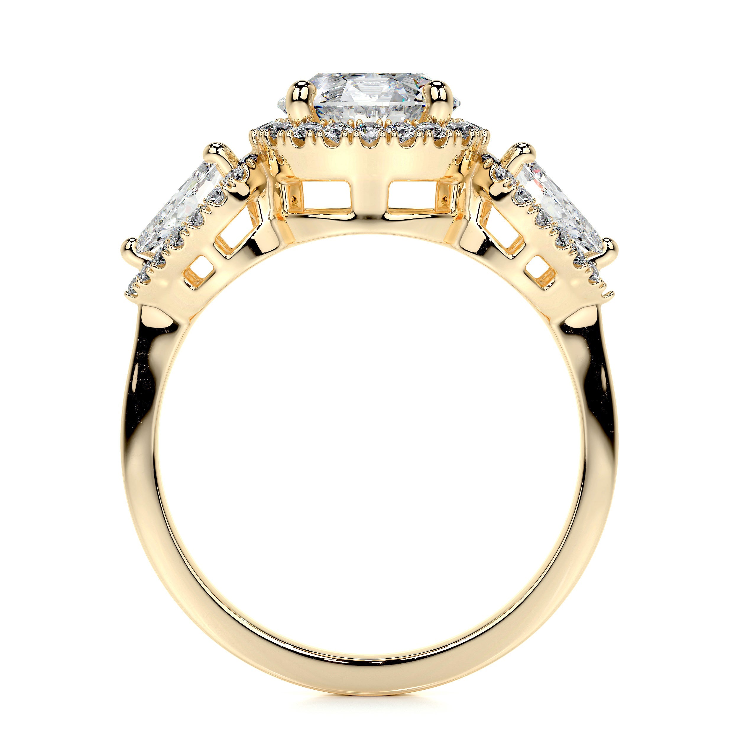 Glory Lab Grown Diamond Ring -18K Yellow Gold、mySite、hinf8tx79