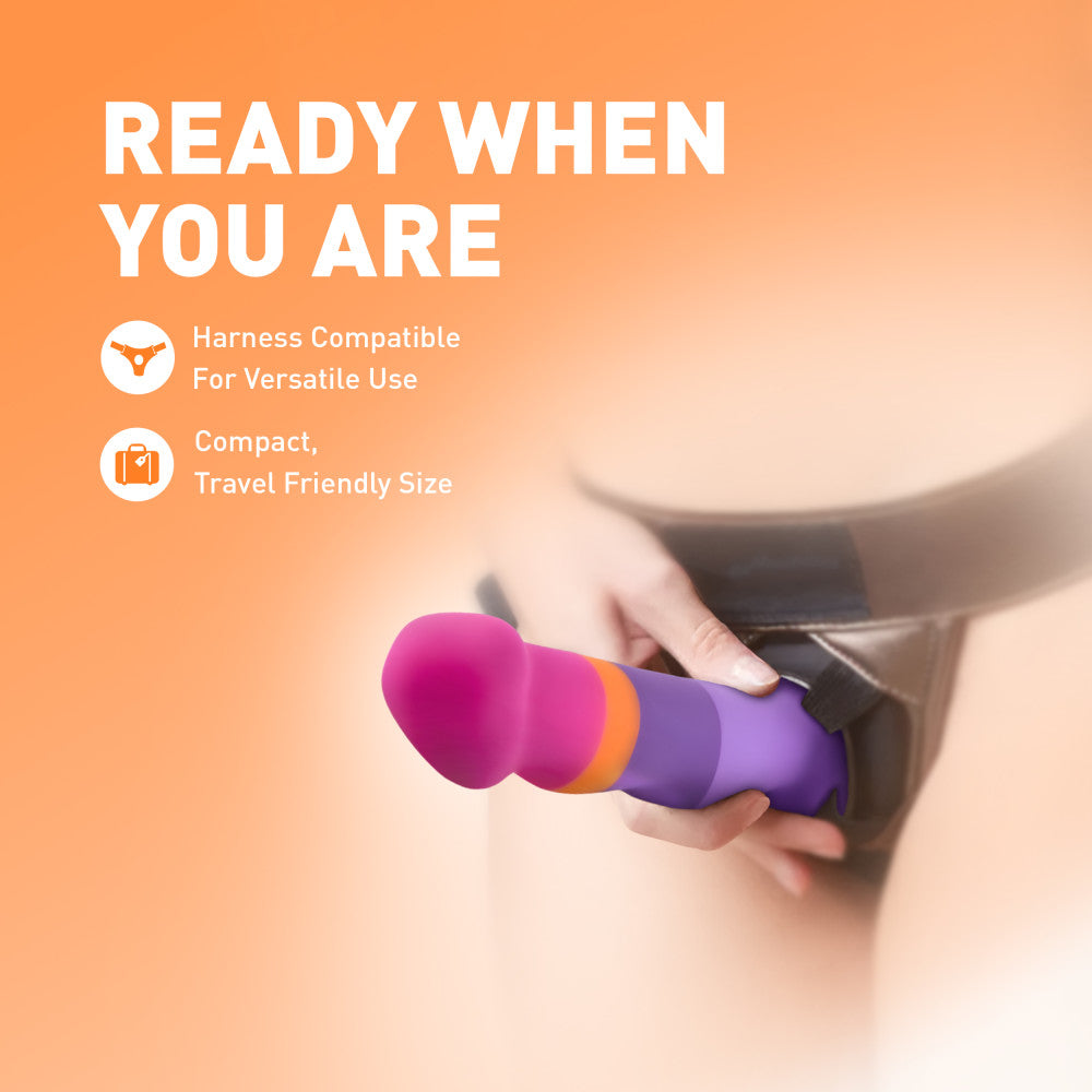 Avant By Blush® | Summer Fling D3: Artisan 8 Inch Curved G-Spot Dildo with Suction Cup Base - Elegantly Made with Smooth Ultrasilk® Purio™ Silicone、mySite、bottomscart