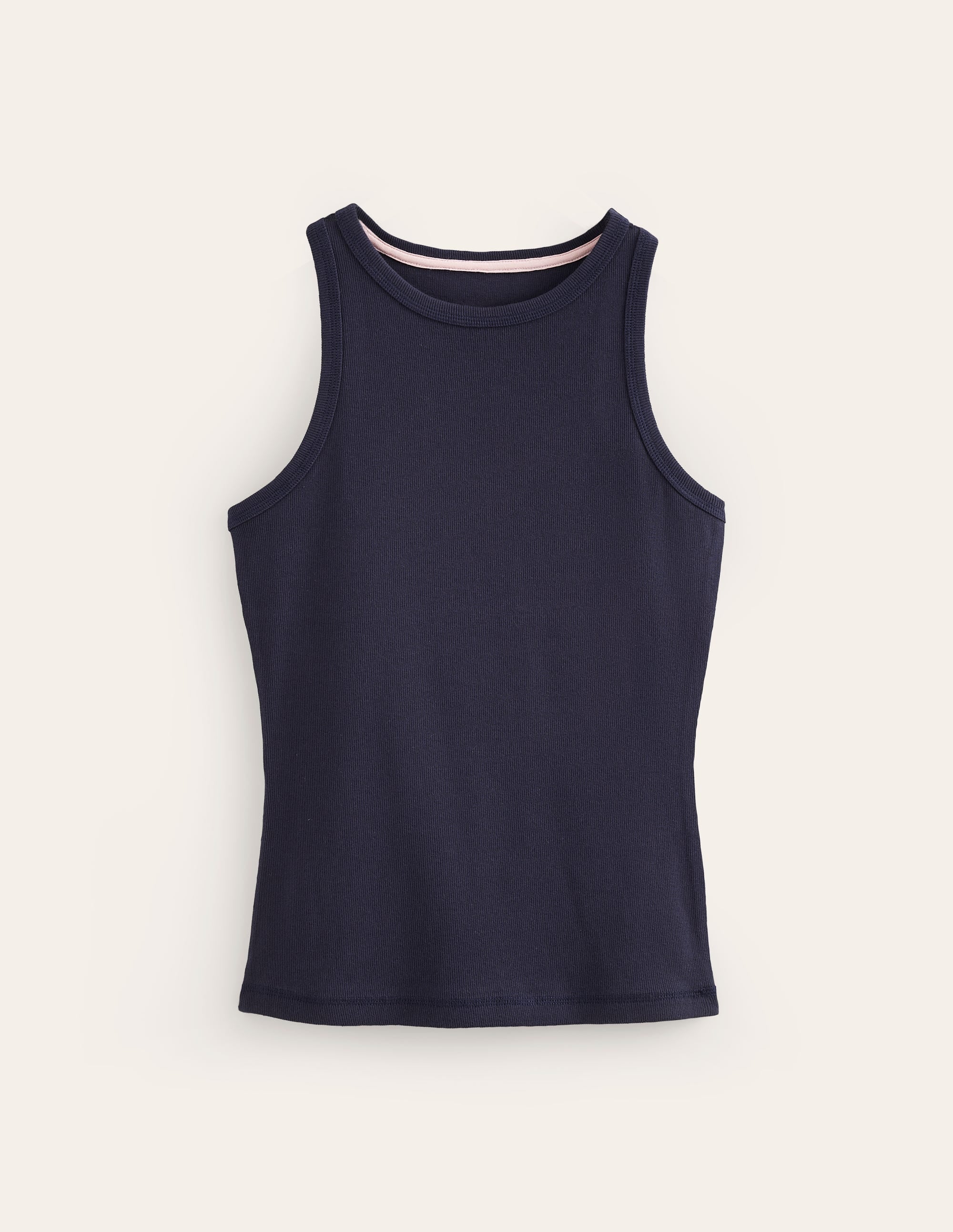  Ribbed Racer Vest-Navy、mySite、ashleygrahame