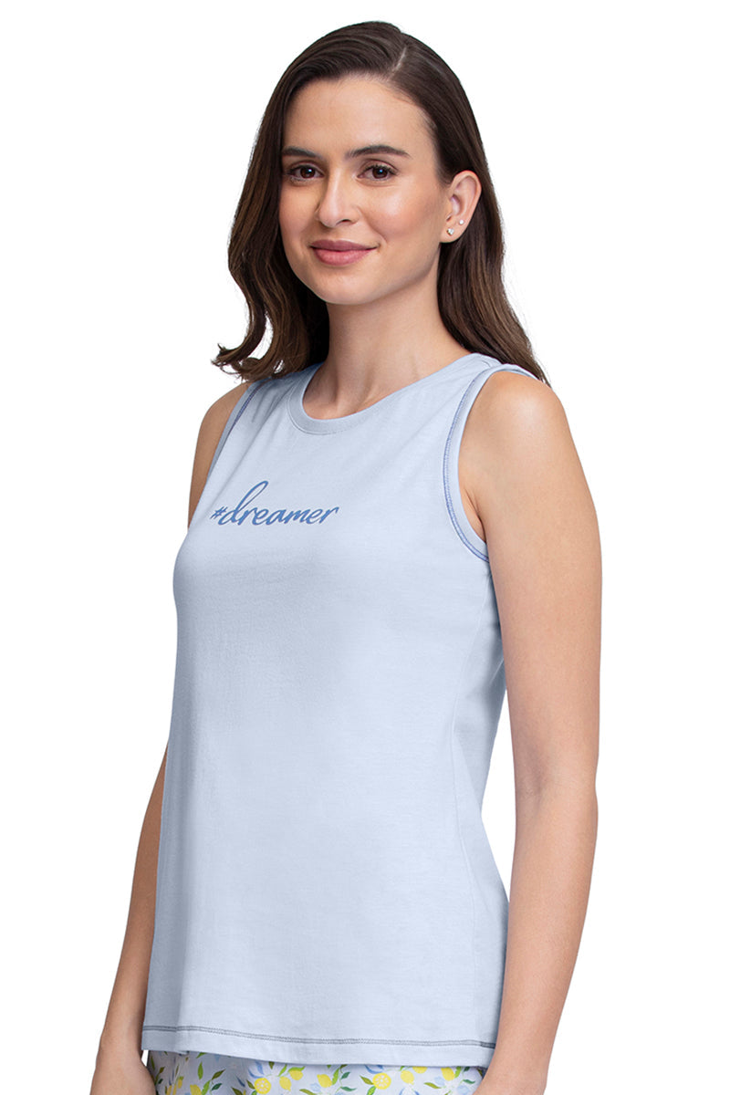  Sleep Tank Top - Ancient Water、mySite、justintrudeaud