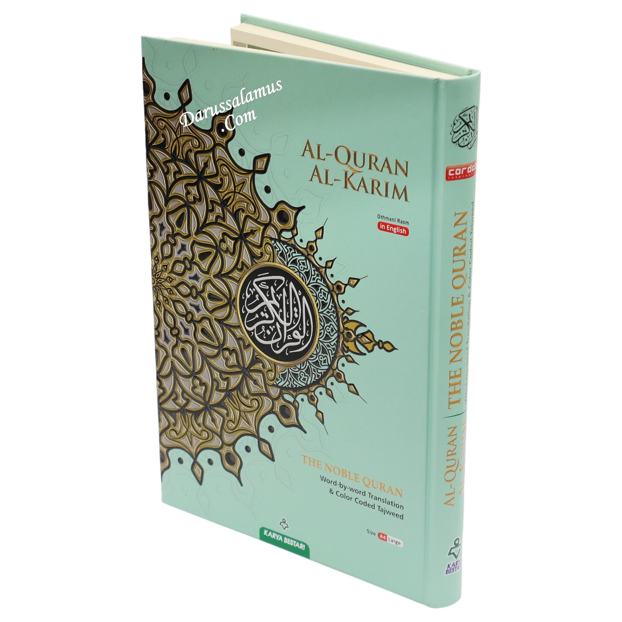 Maqdis Quran | The Noble Quran Word By Word Translation and Color Coded Tajweed (Al Quran Al Karim) Large Size A4 (English-Arabic)、mySite、topwebapps