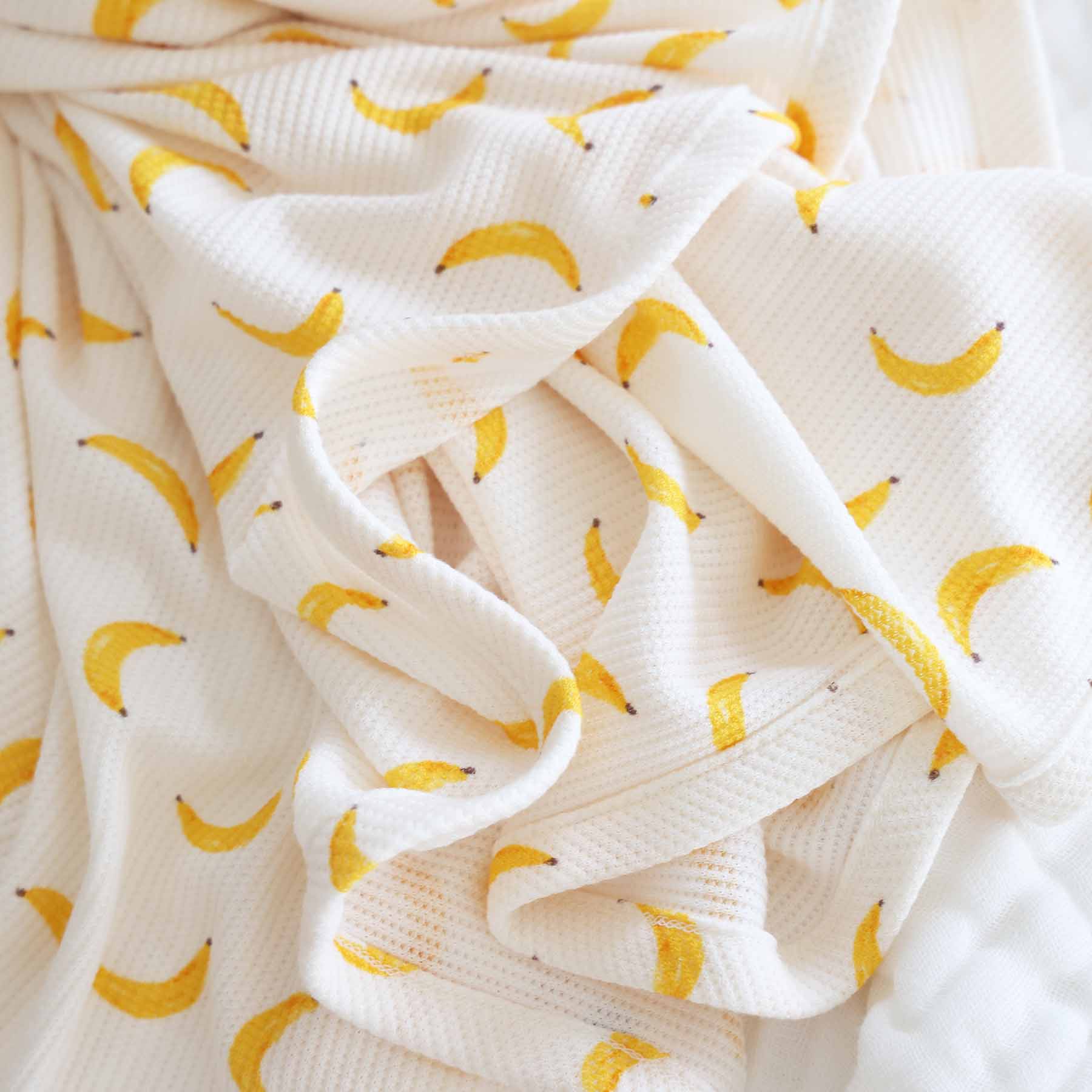  Go Bananas Bamboo Waffle Oversized Swaddle Blanket、mySite、layawaytickets