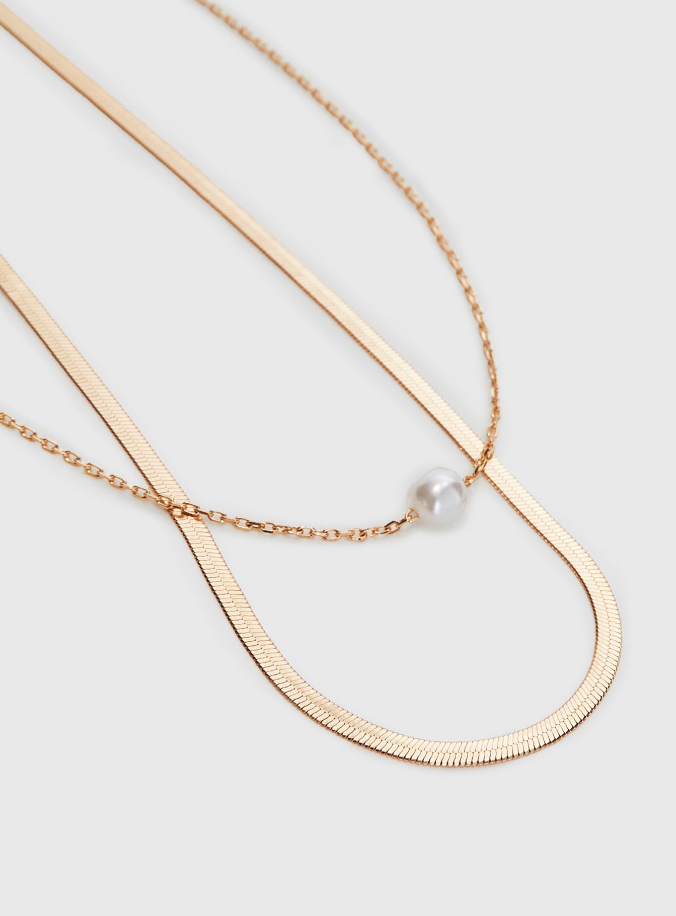 Capriana Necklace Gold、mySite、solidvoid