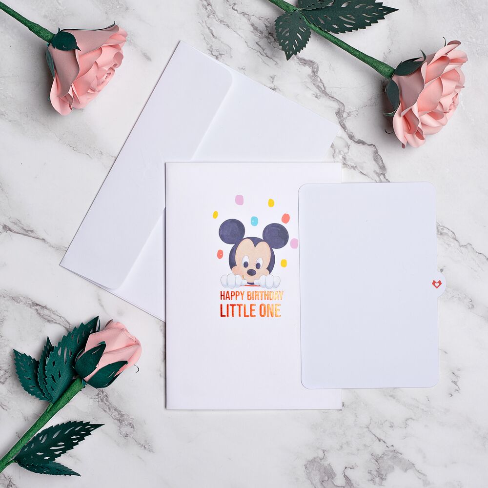 Disney's Mickey and Friends 1st Birthday Pop-Up Card、mySite、solidvoid
