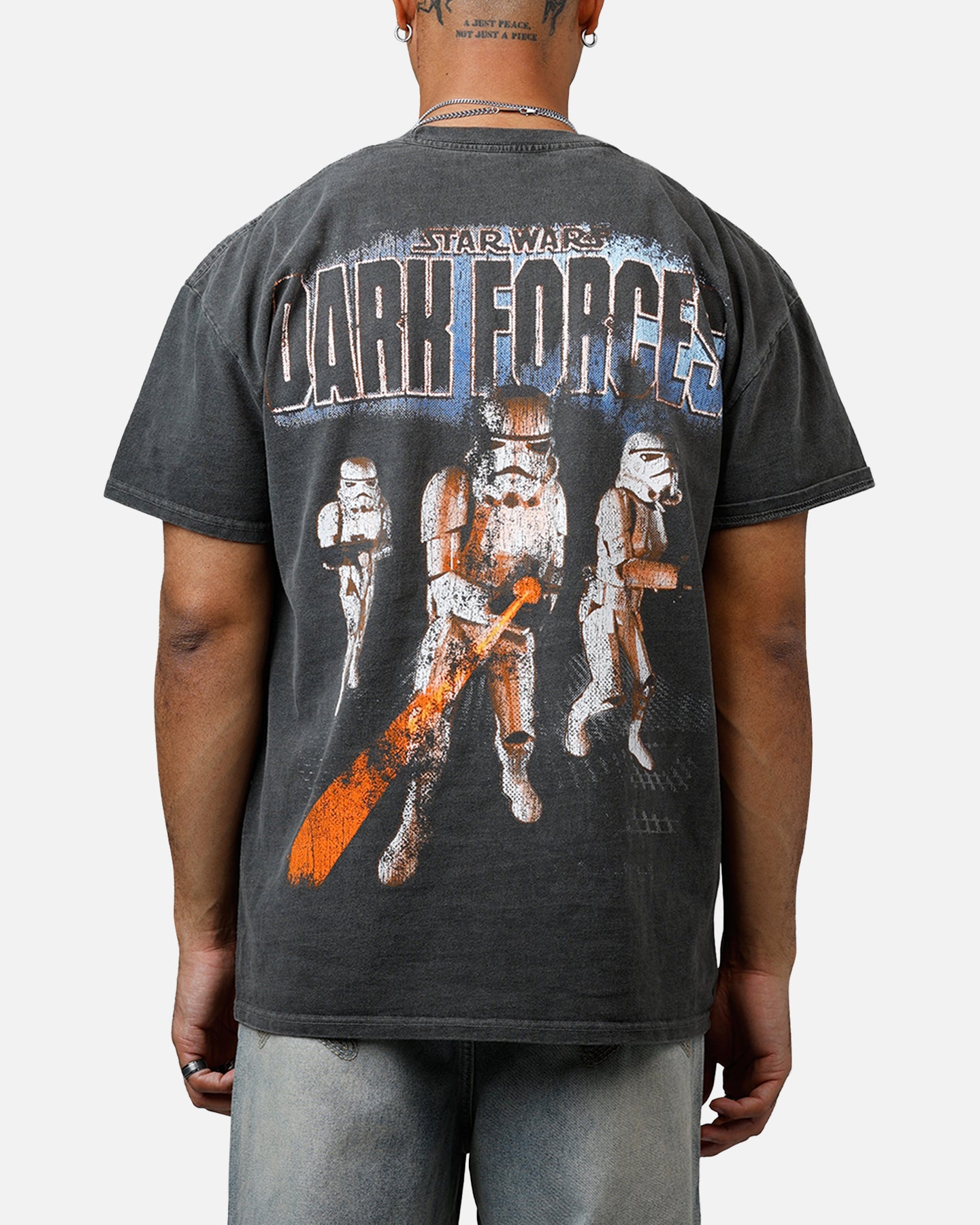 American Thrift Star Wars Battlefront Dark Forces Heavyweight T-Shirt Black Wash、mySite、zt4zffjzw