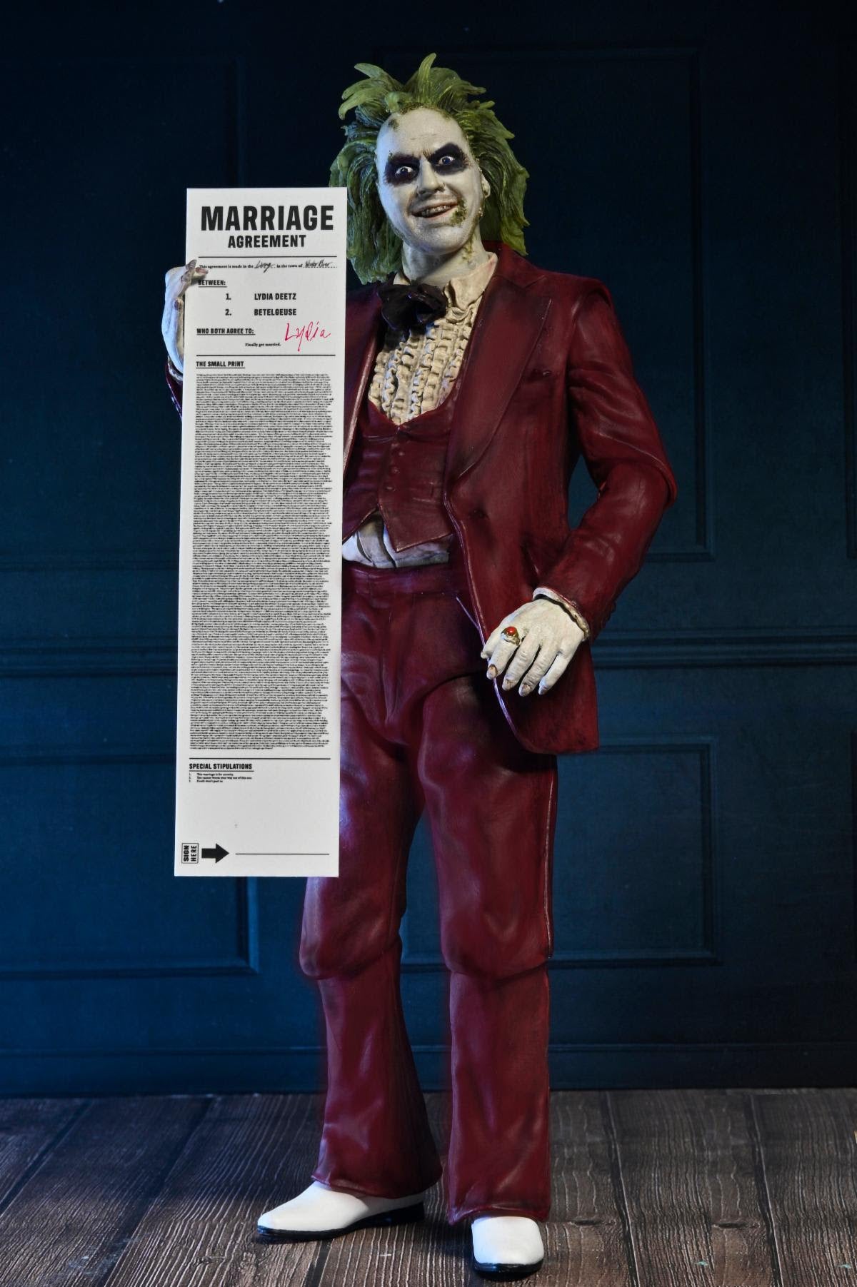 NECA Beetlejuice Ultimate Red Tuxedo Beetlejuice、mySite、hgirdovlk