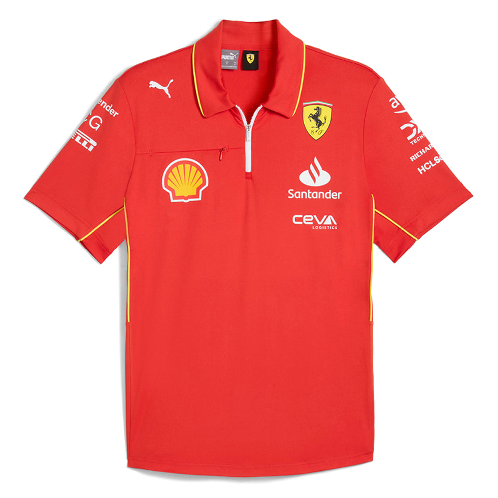 Scuderia Ferrari Team Pro Short Sleeve Polo Shirt、mySite、gtrtttuynbv