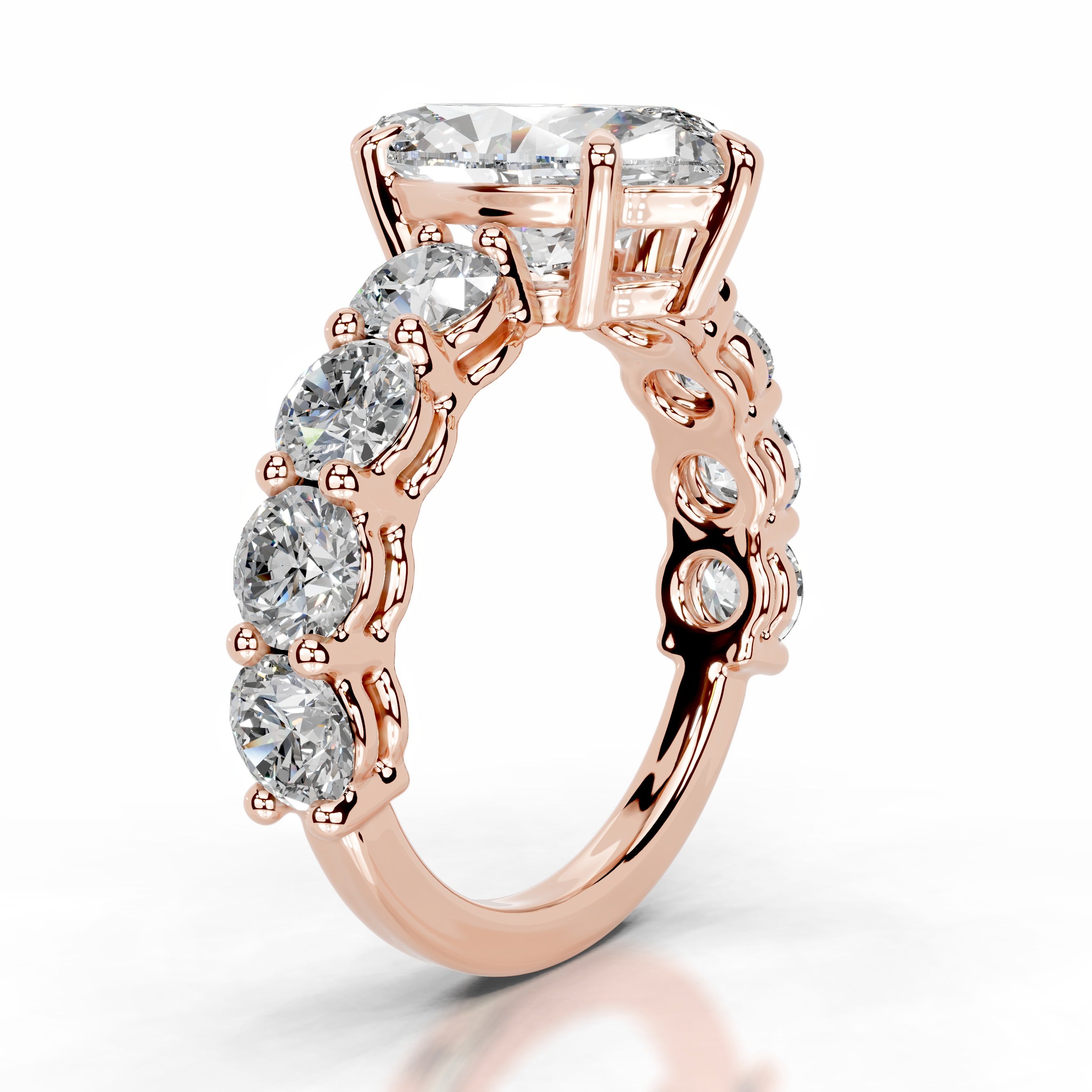 Odin Diamond Engagement Ring - 14K Rose Gold、mySite、hinf8tx79