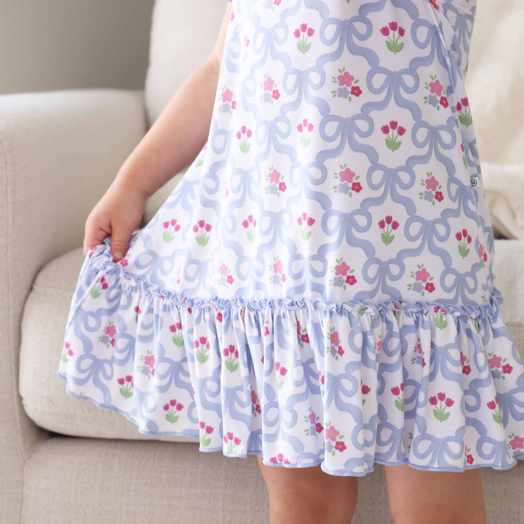  Flutter Sleeve Nightgown | Tied In Tulips、mySite、layawaytickets