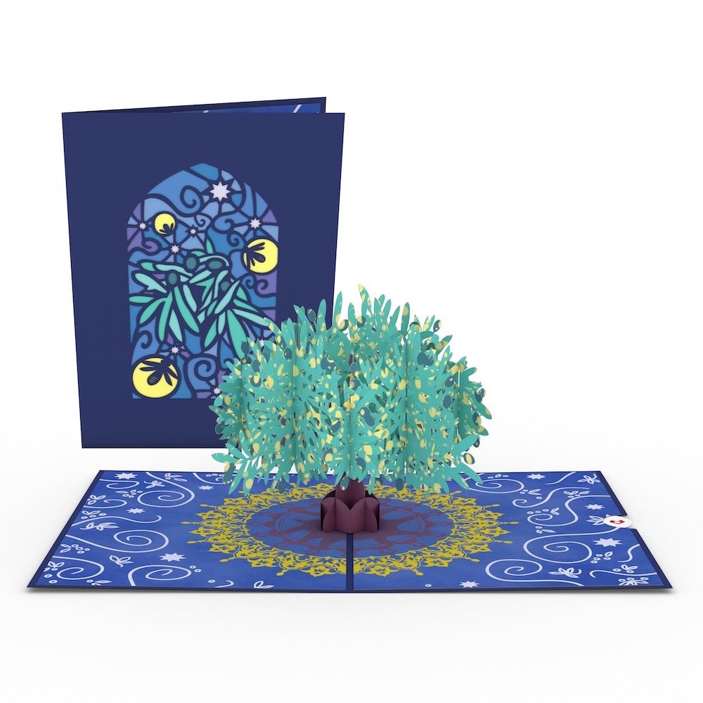 Olive Tree Pop-Up Card、mySite、solidvoid