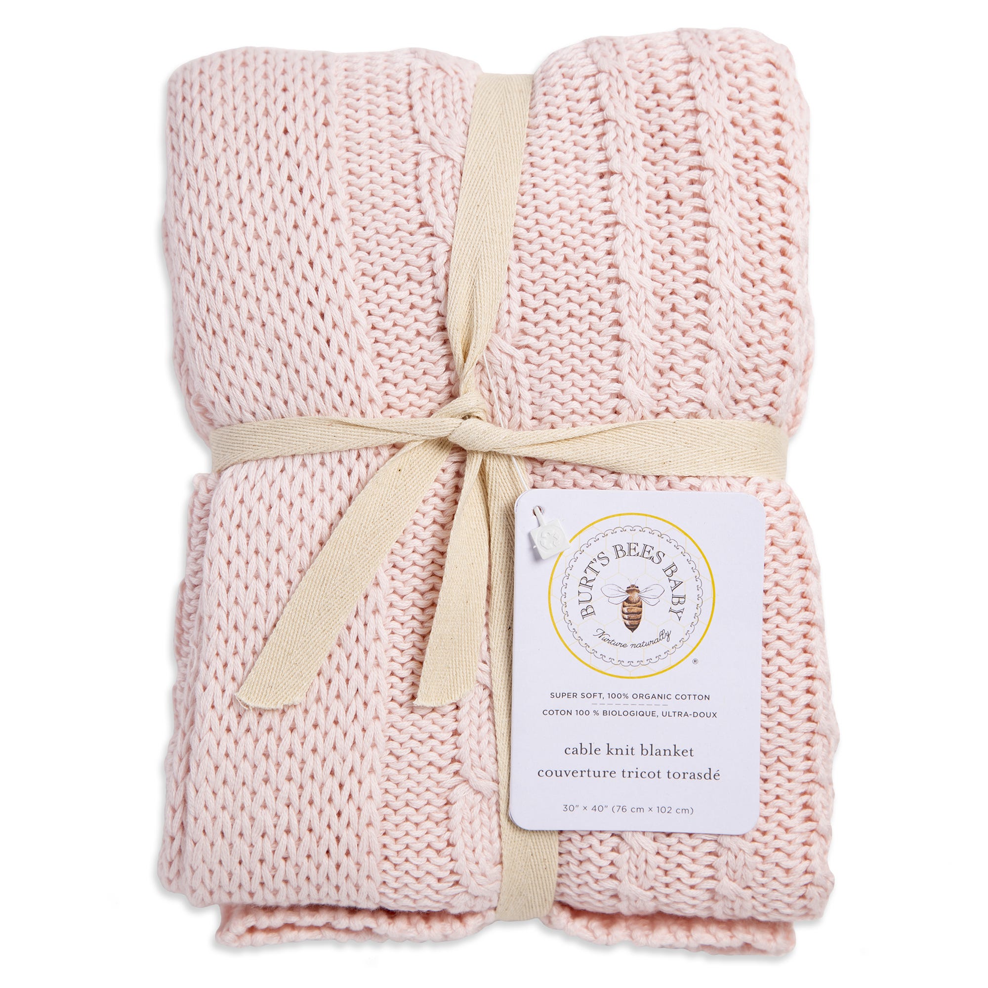 Organic Cotton Cable Knit Baby Blanket、mySite、g9winljtr