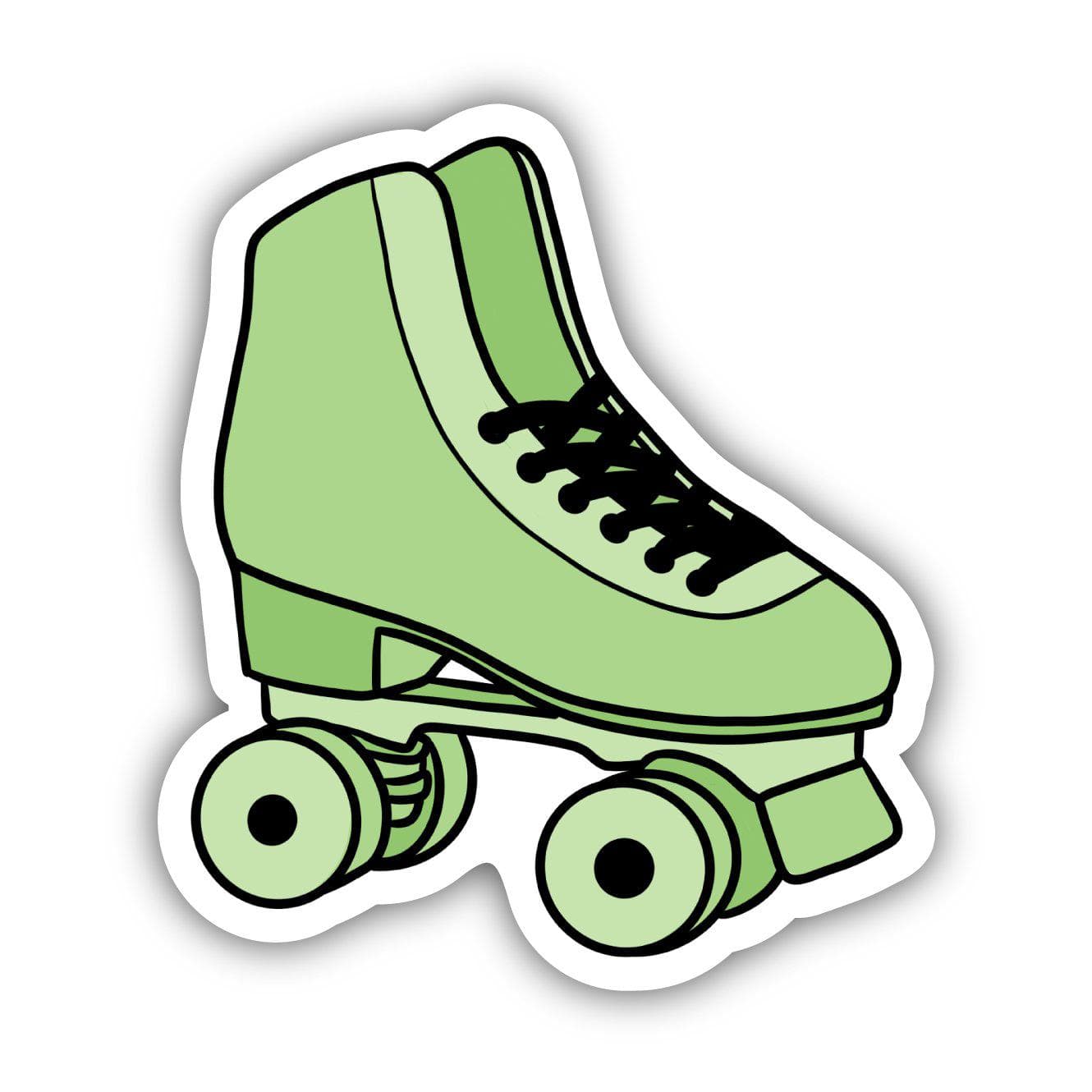  Green Roller Skate Aesthetic Sticker、mySite、elrpsem3k