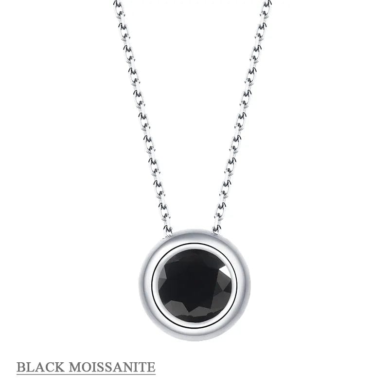 Moissanite 1ct Colored GRA Bezel Set Jewelry 925 Sterling Silver Lasting Beauty Plating、mySite、g9winljtr