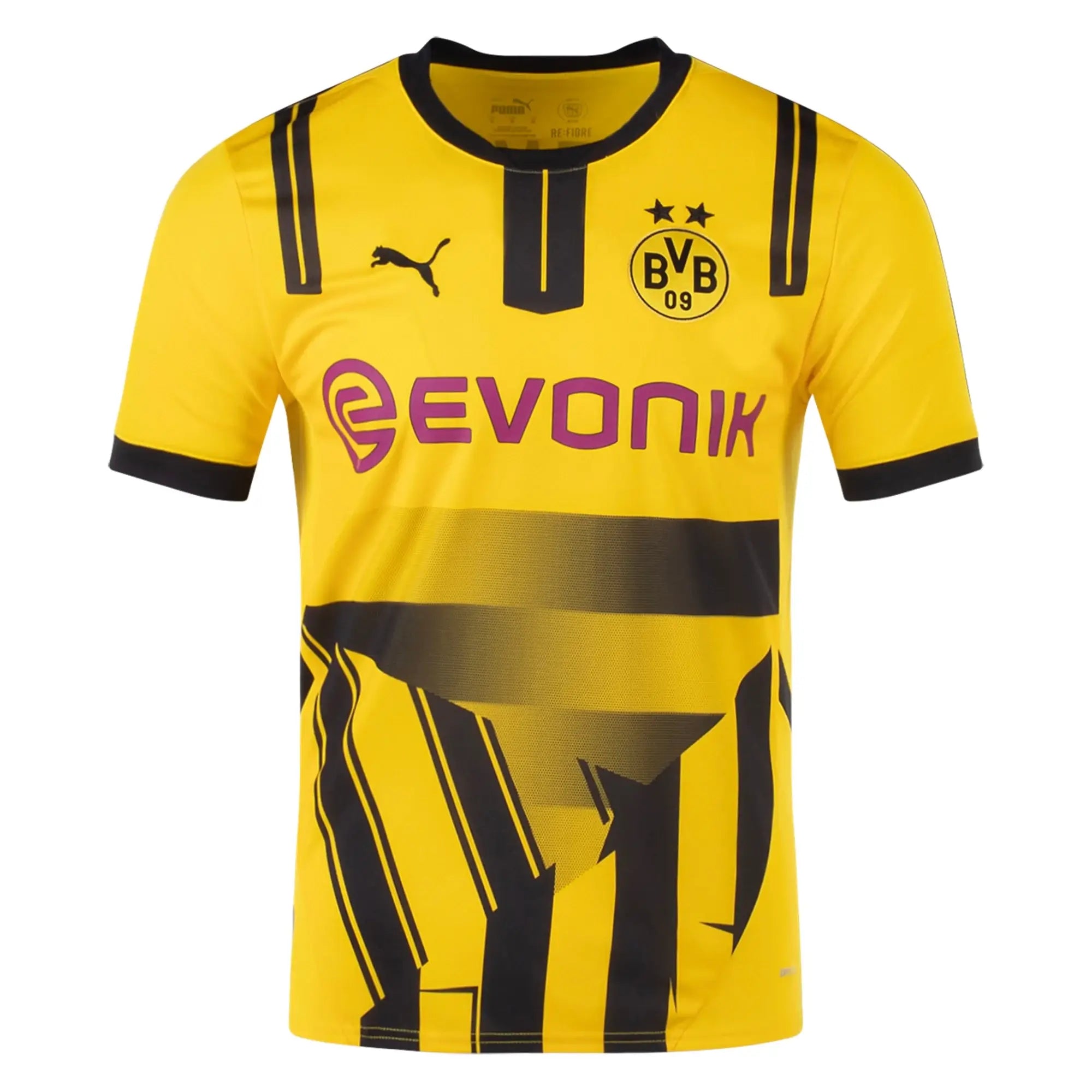 PUMA Men's Borussia Dortmund 2024/25 Cup Jersey Yellow/Black、mySite、bottomscart