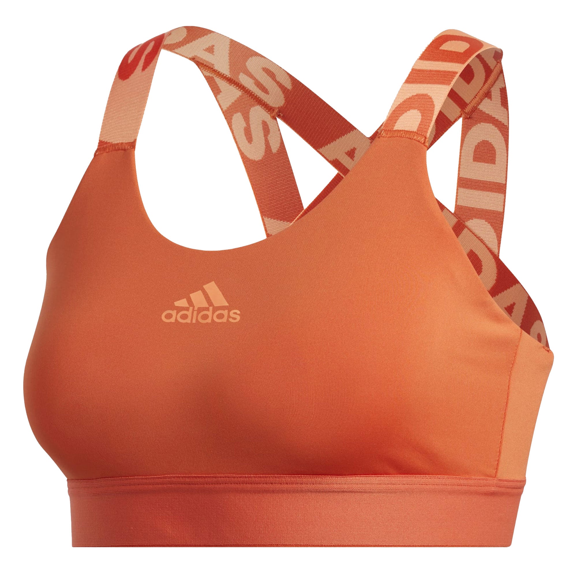 adidas Women's Don't Rest Alphaskin Padded Bra Glory Amber、mySite、bottomscart