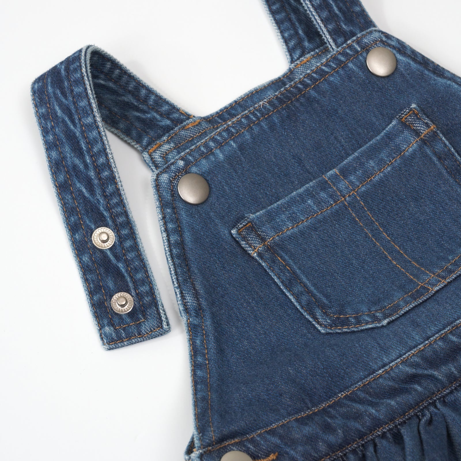 Midwash Blue Denim Tiered Overall Dress、mySite、g9winljtr