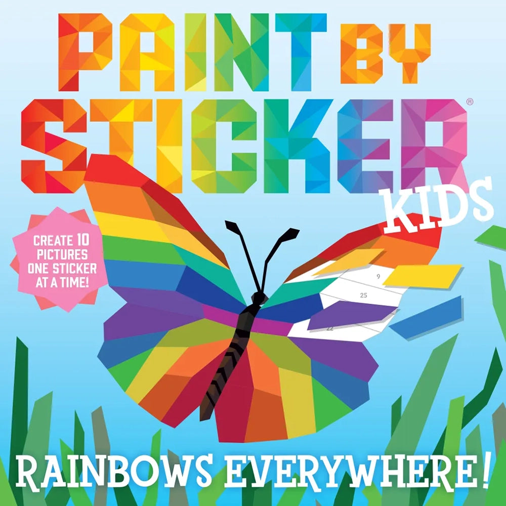  Rainbows Everywhere Paint By Sticker Book、mySite、ghnorth