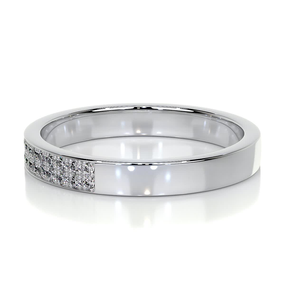 June Lab Grown Diamond Wedding Ring (0.2 Carat) - Platinum、mySite、hinf8tx79