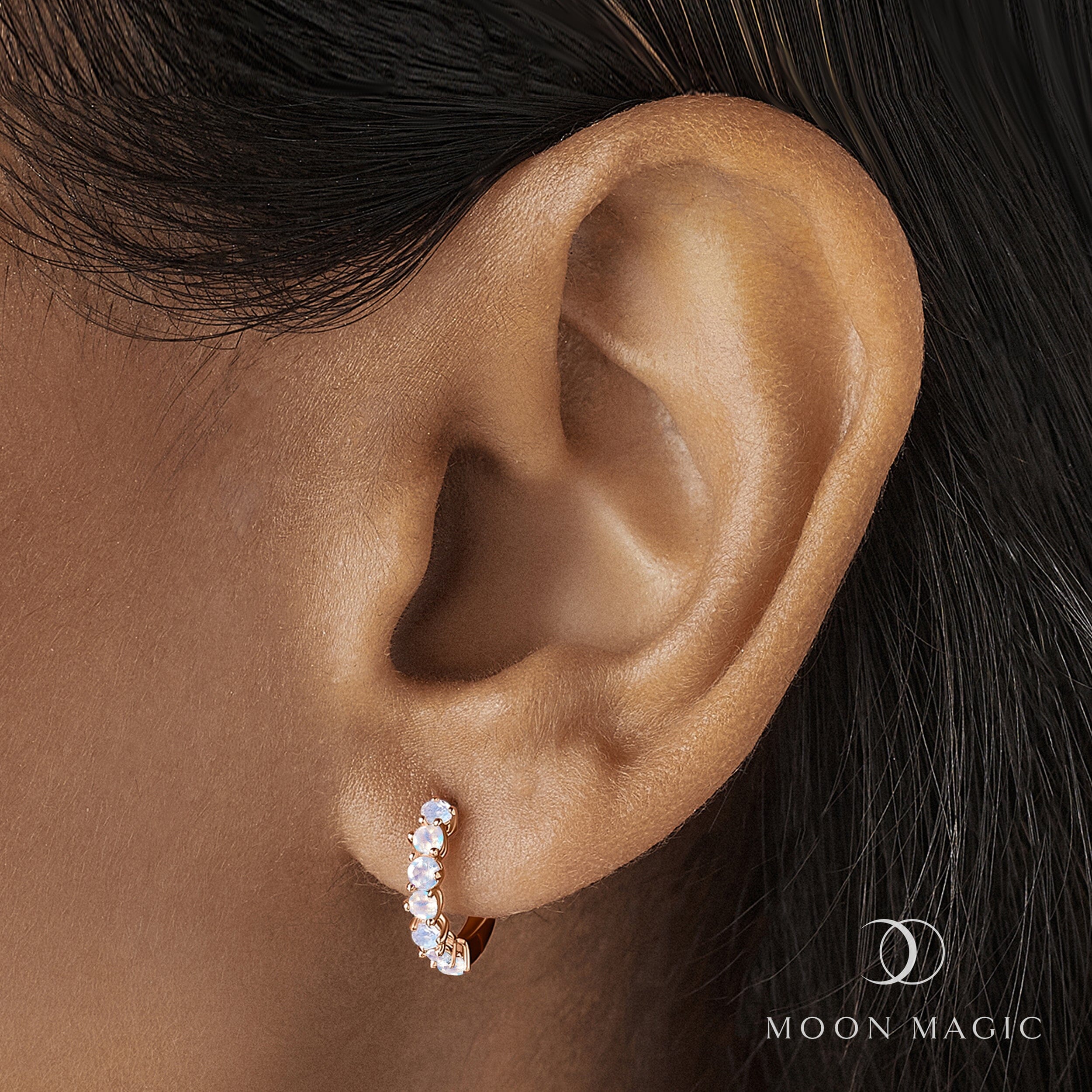 Moonstone Earrings - Bonny Hoops、mySite、hinf8tx79