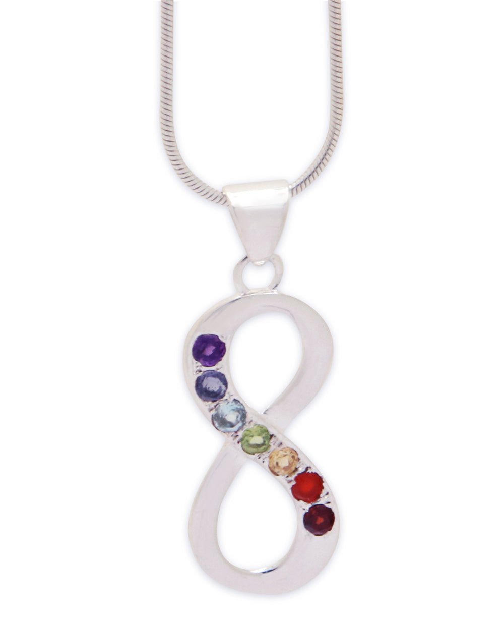 Sterling Silver Infinity Chakra Pendant、mySite、topwebapps