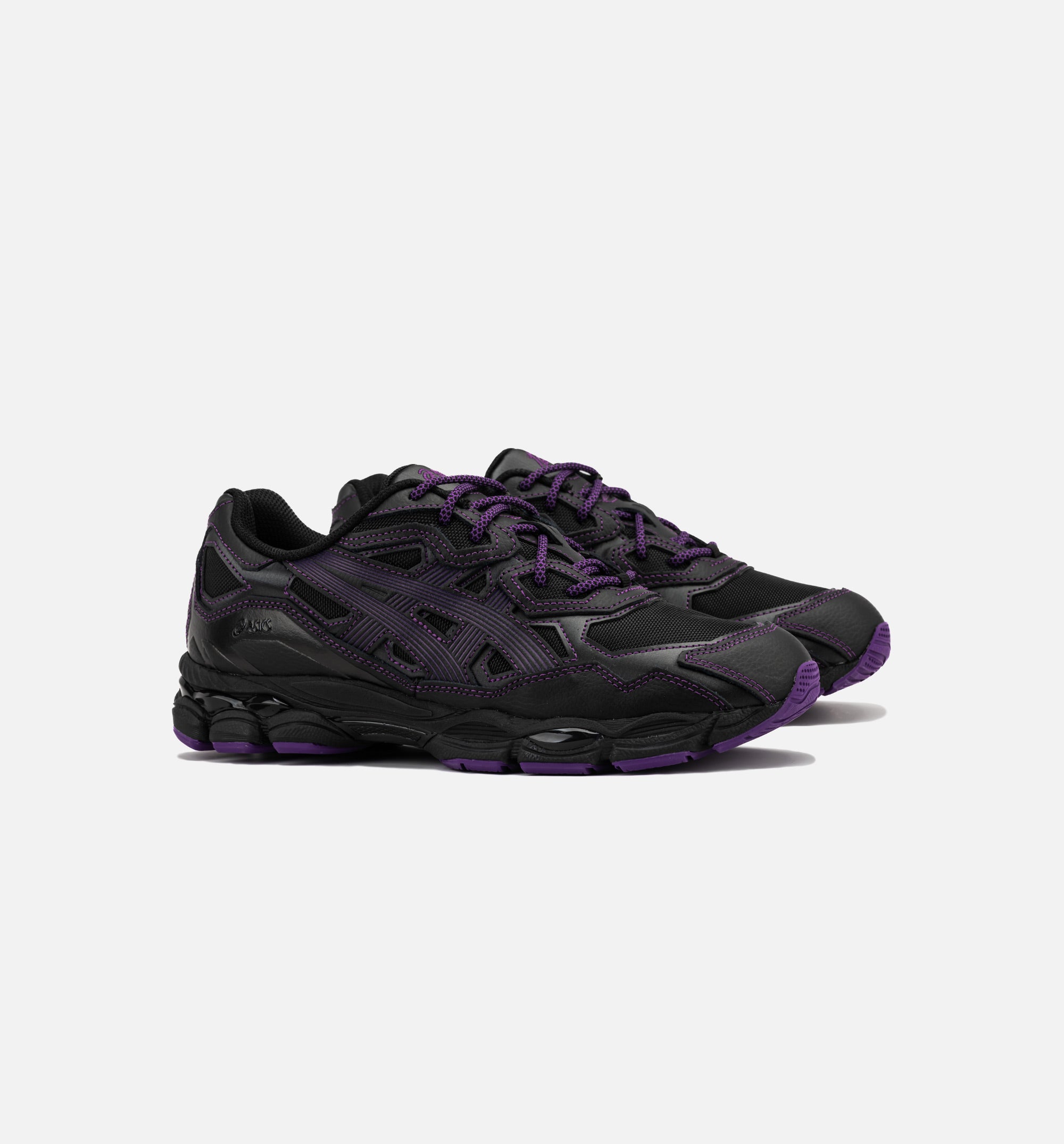 Needles Gel NYC Mens Running Shoe - Black/Purple、mySite、dreamappss