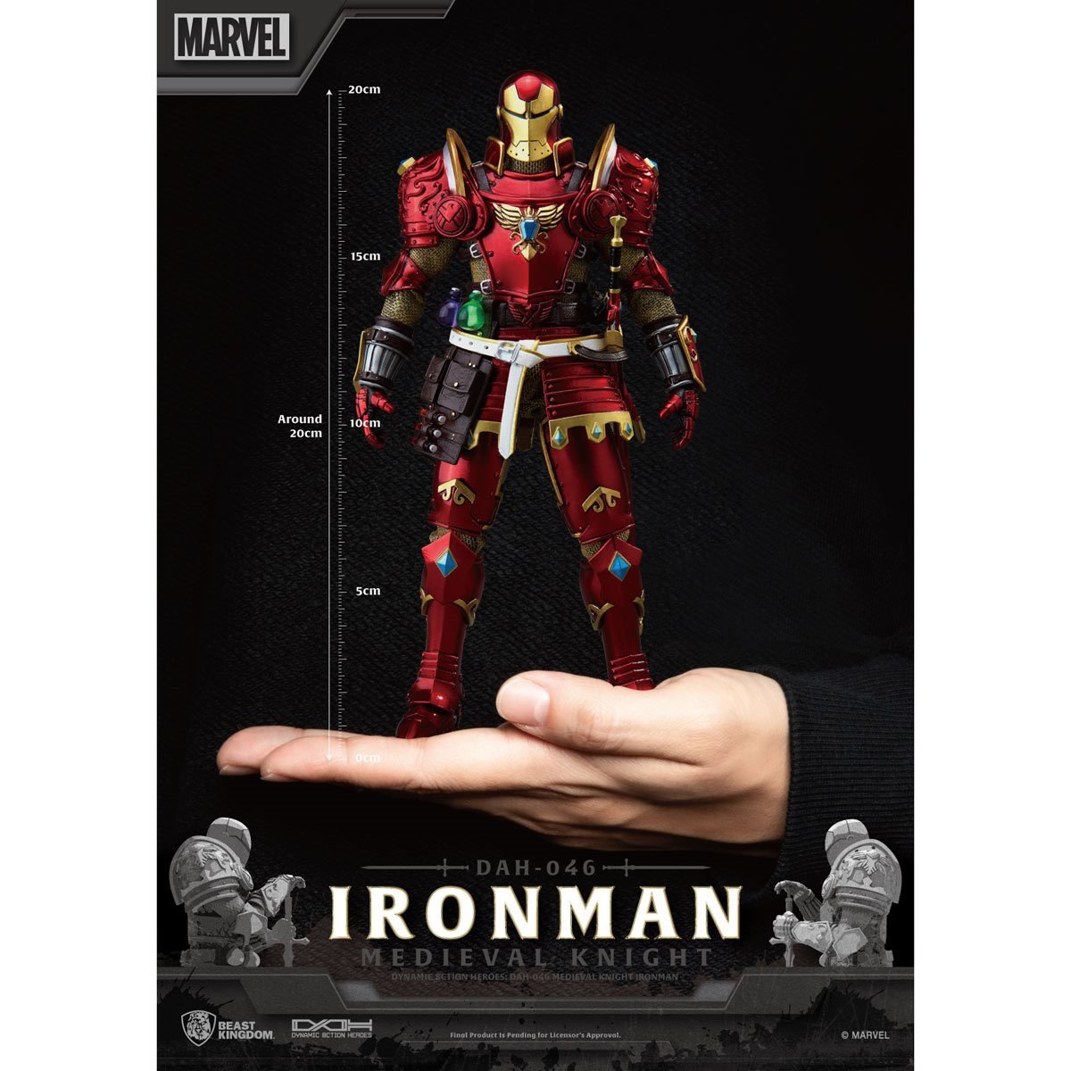 Marvel Dynamic 8ction Heroes DAH-046 Medieval Knight Iron Man、mySite、hgirdovlk