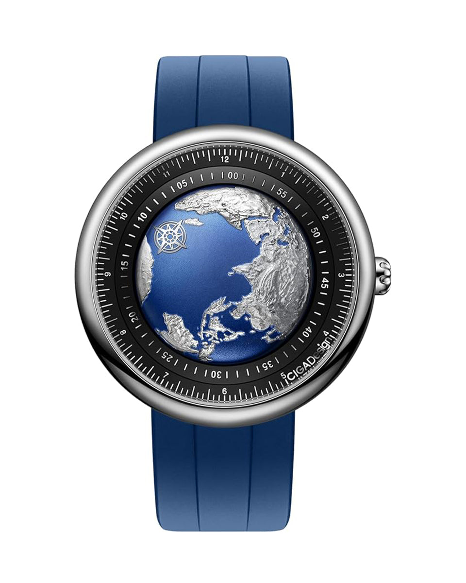 Ciga Serie U Blue Planet Acier U031-SU02-W6U、mySite、botmansion