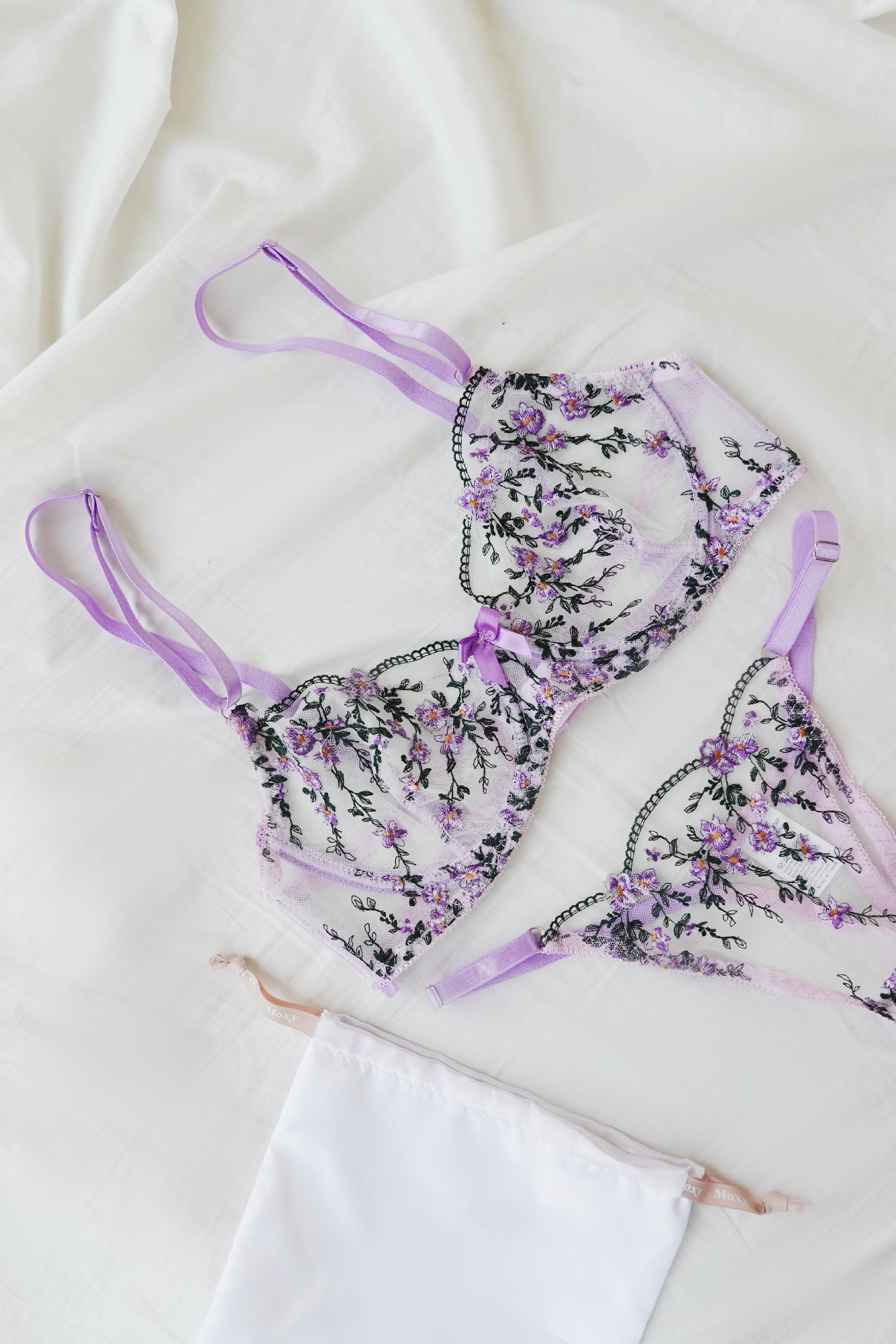 Purple Flower Underwear Set、mySite、bengalsvssteelers