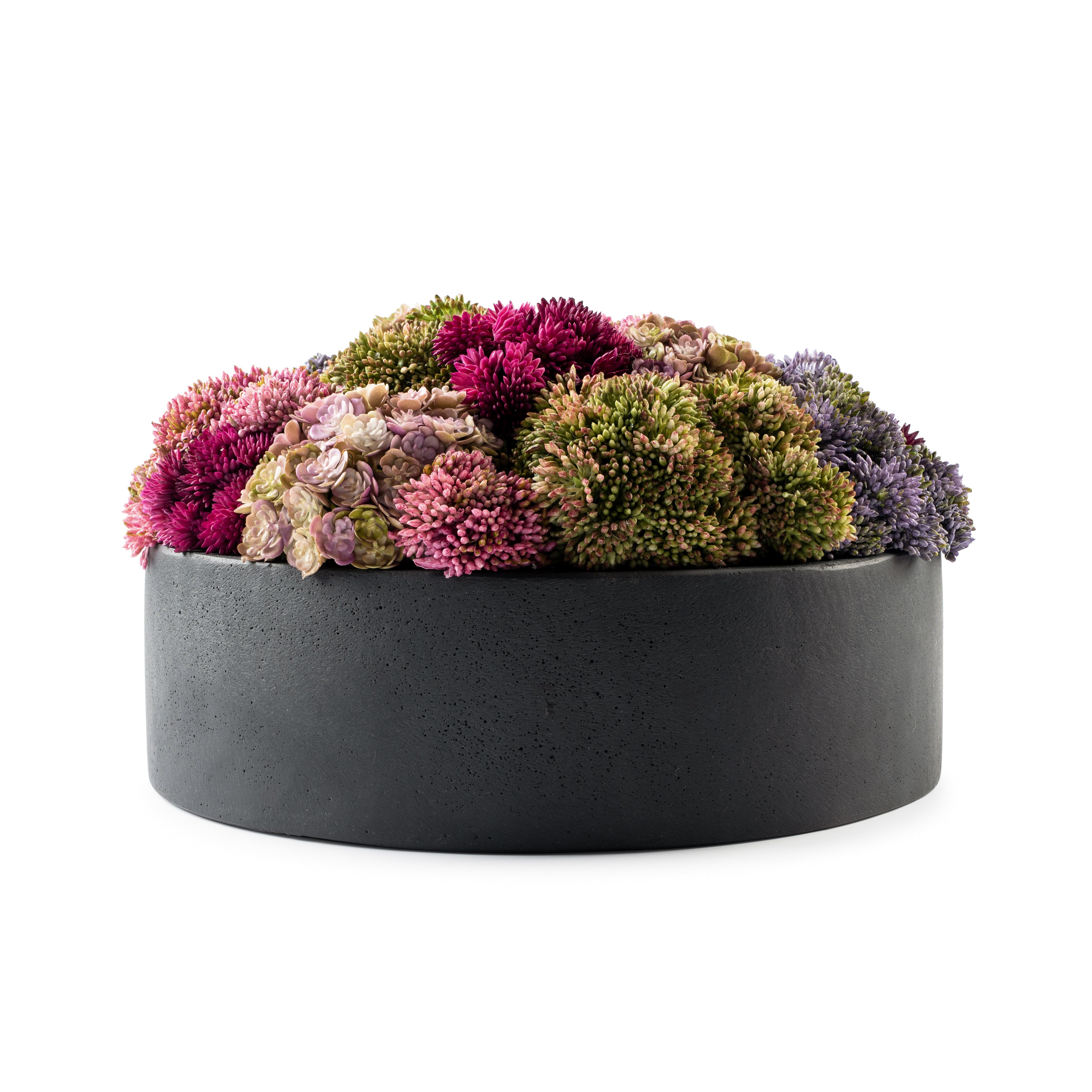  DH Floral Black Round Pot、mySite、elrpsem3k