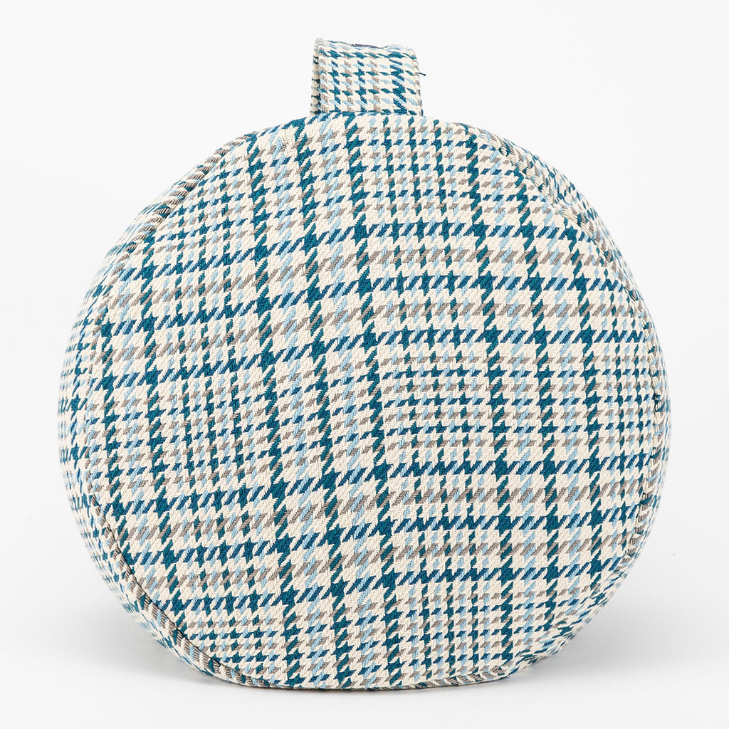Houndstooth Plaid Buckwheat Hull Zafu - COVER ONLY、mySite、topwebapps