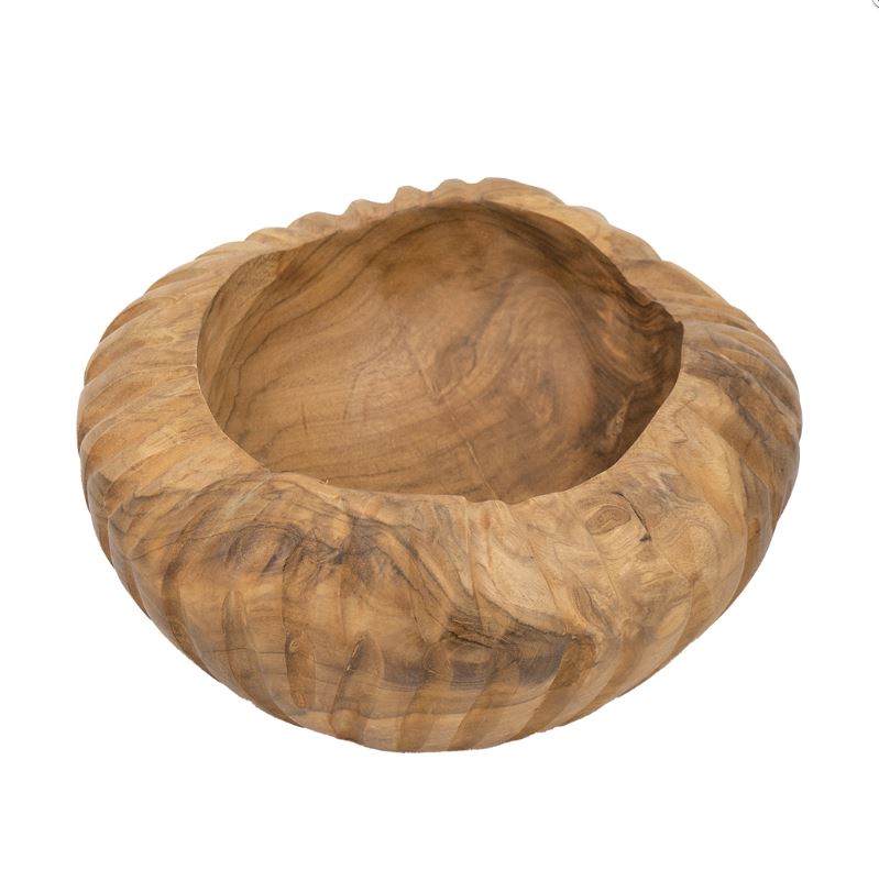  Teak Wood Decorative Bowl、mySite、elrpsem3k