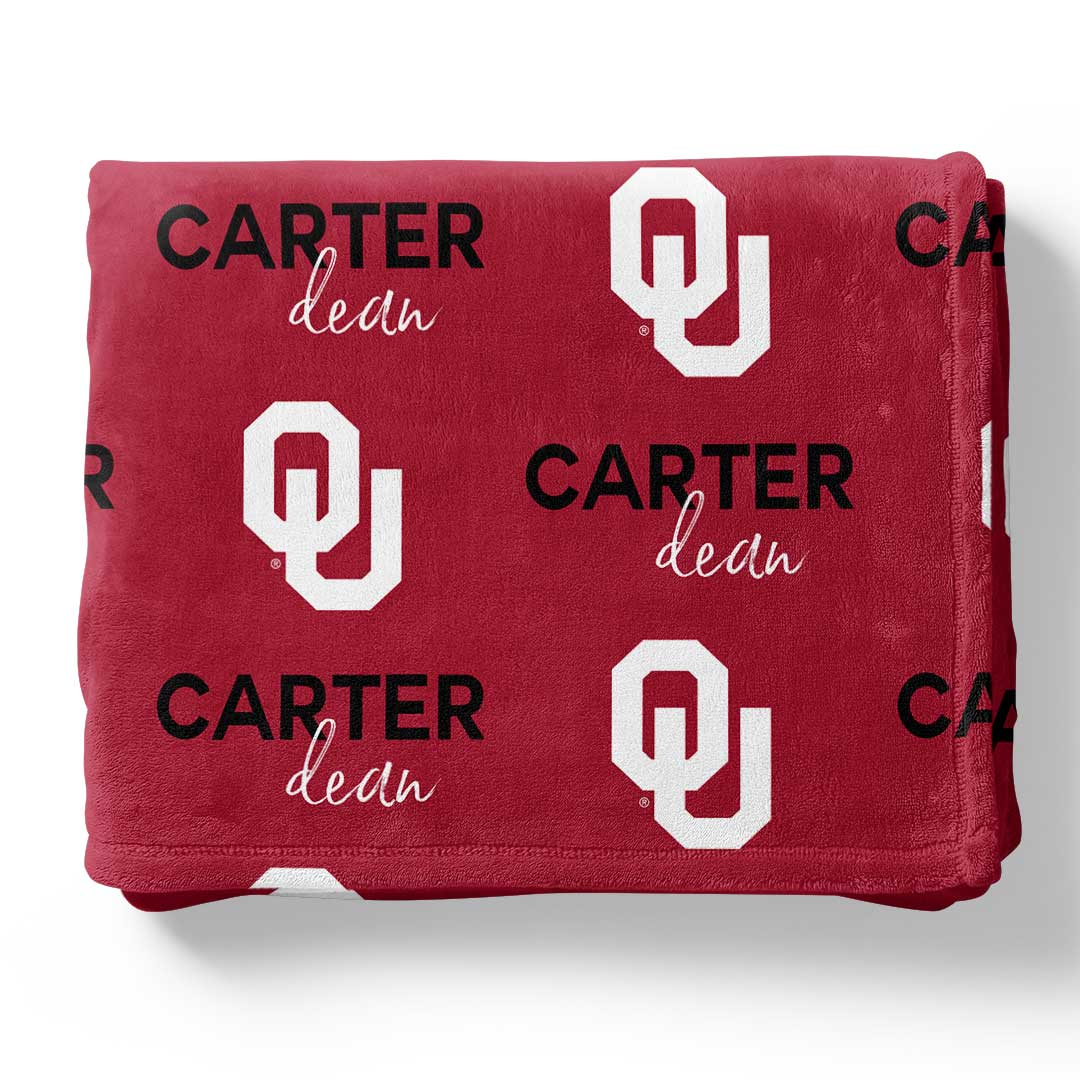  University of Oklahoma | OU Personalized Kids Blanket、mySite、layawaytickets