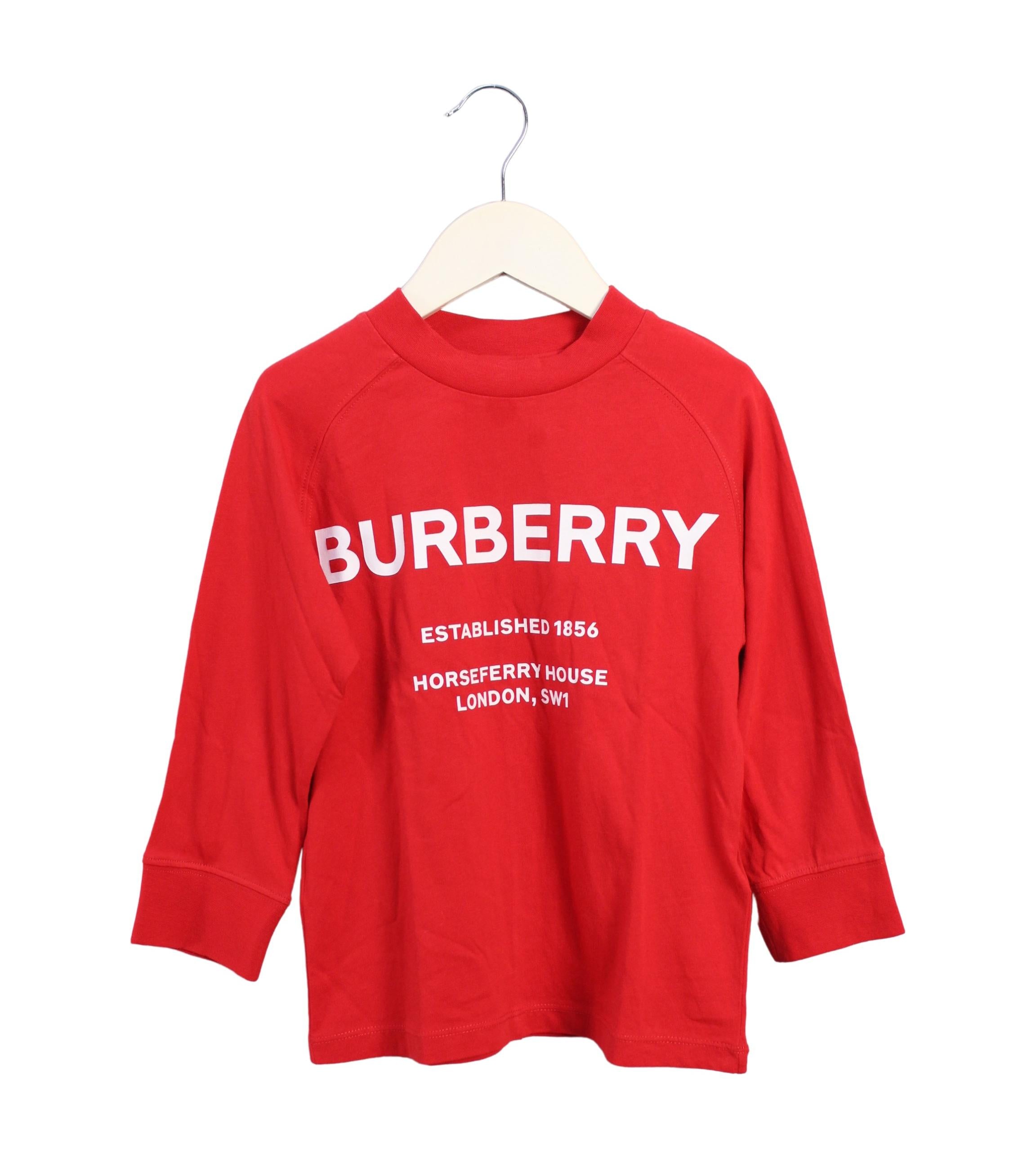 Burberry Long Sleeve T-Shirt 4T、mySite、g9winljtr
