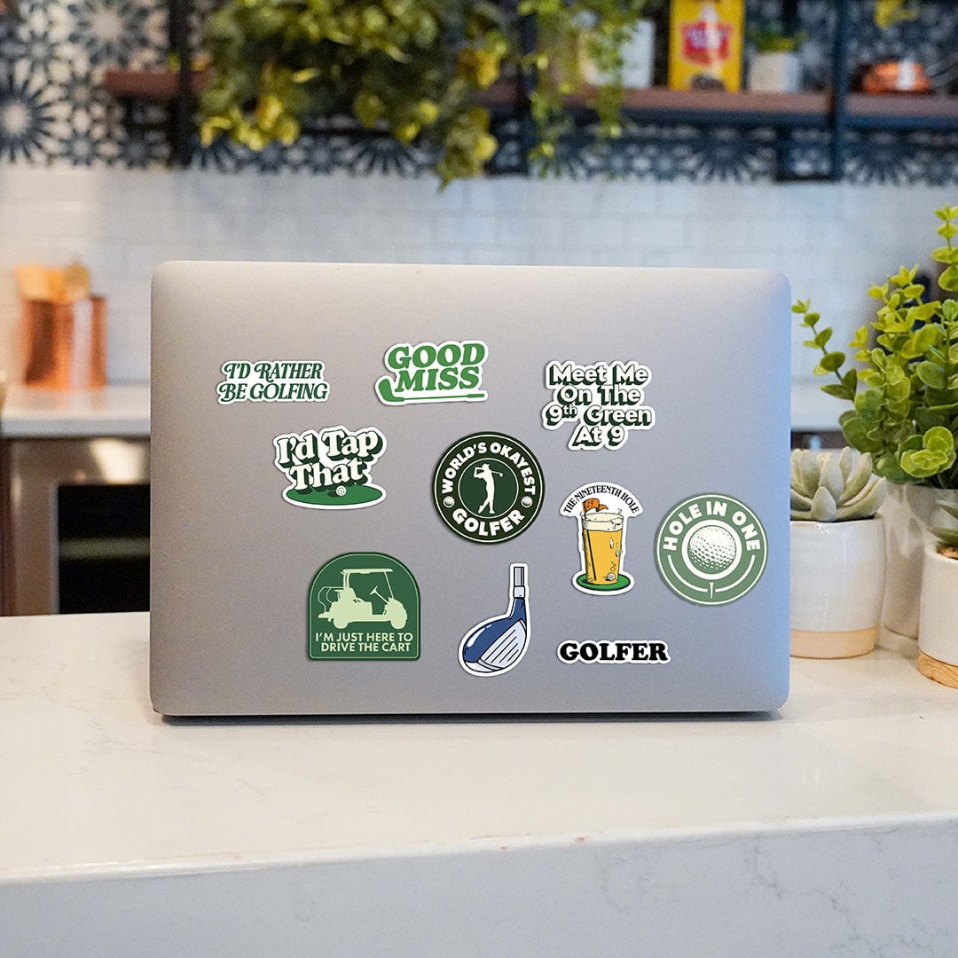  Golf Stickers 10 Pack、mySite、elrpsem3k