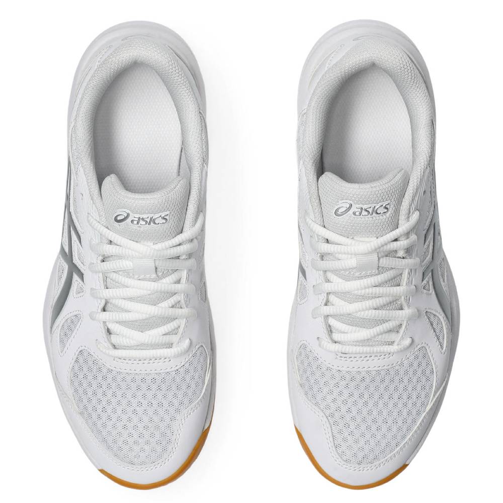 Asics Gel Upcourt 6 Women's Indoor Court Shoe (White/Pure Silver)