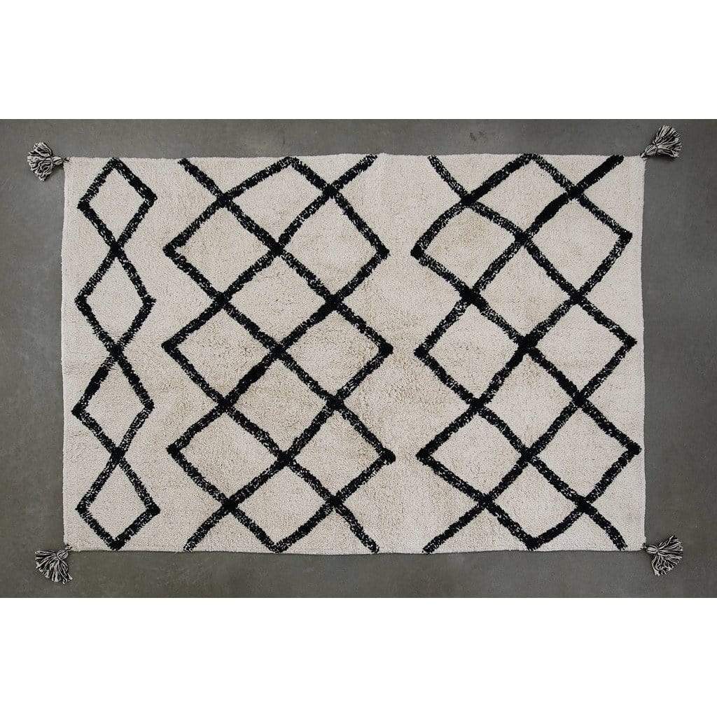 Cotton Berber Black Washable Area Rug、mySite、gigharbornorthrealestate