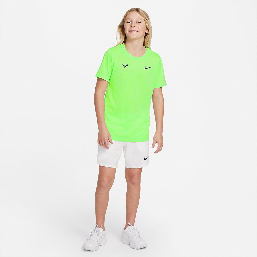 Nike Boys Rafa Tee - Lime Glow