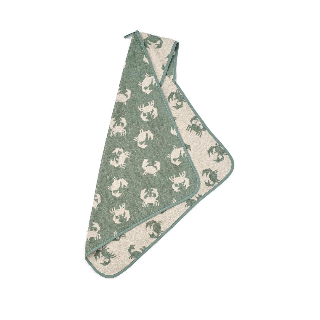  Liewood Alba Yarn Dyed Hooded Baby Towel - Crab / Sandy、mySite、merchandisen